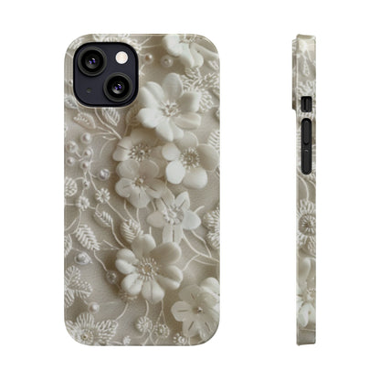 Floral Lace Slim iPhone Case - Ruppy's Creations