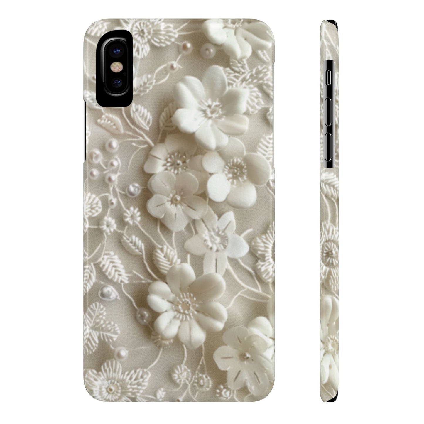 Floral Lace Slim iPhone Case - Ruppy's Creations