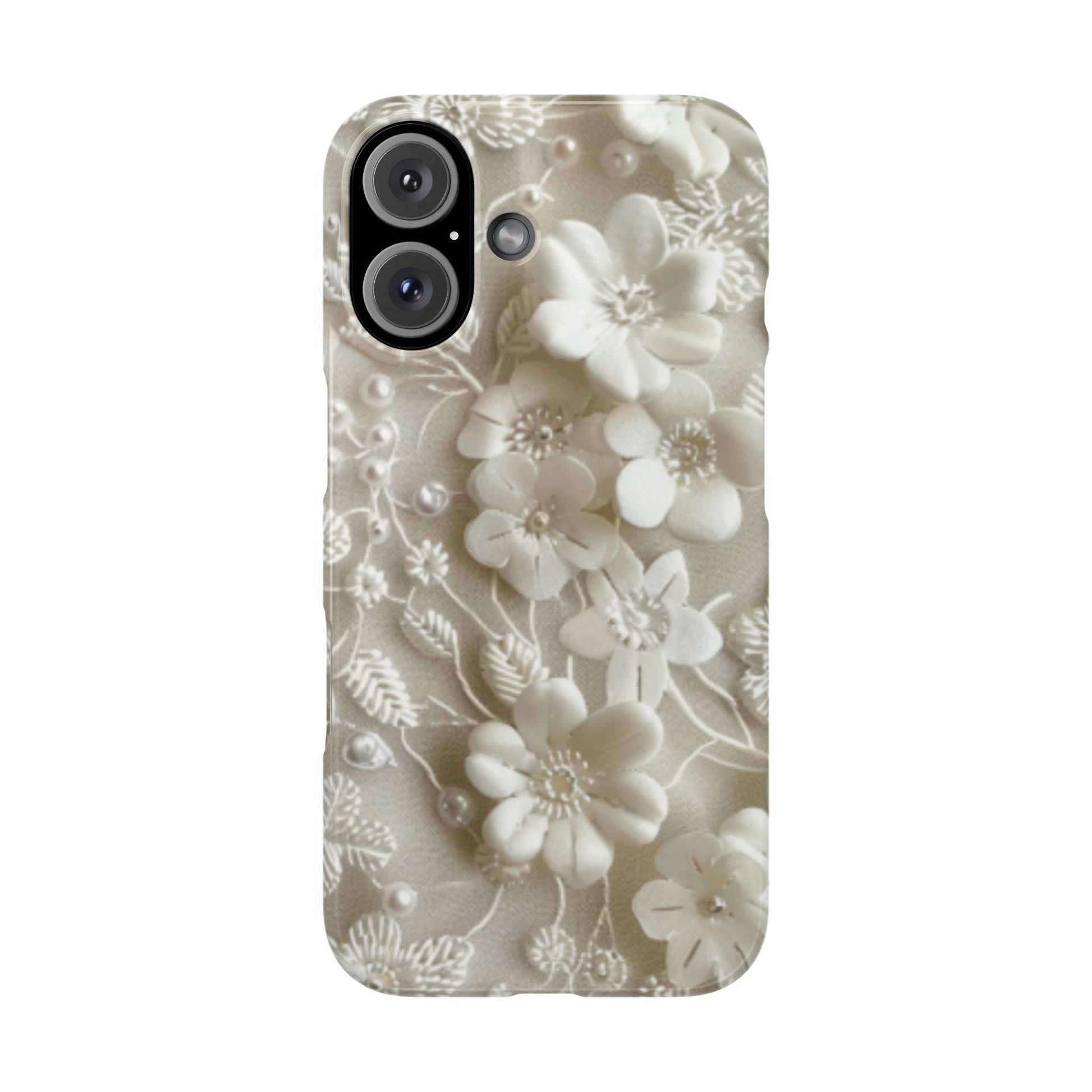 Floral Lace Slim iPhone Case - Ruppy's Creations