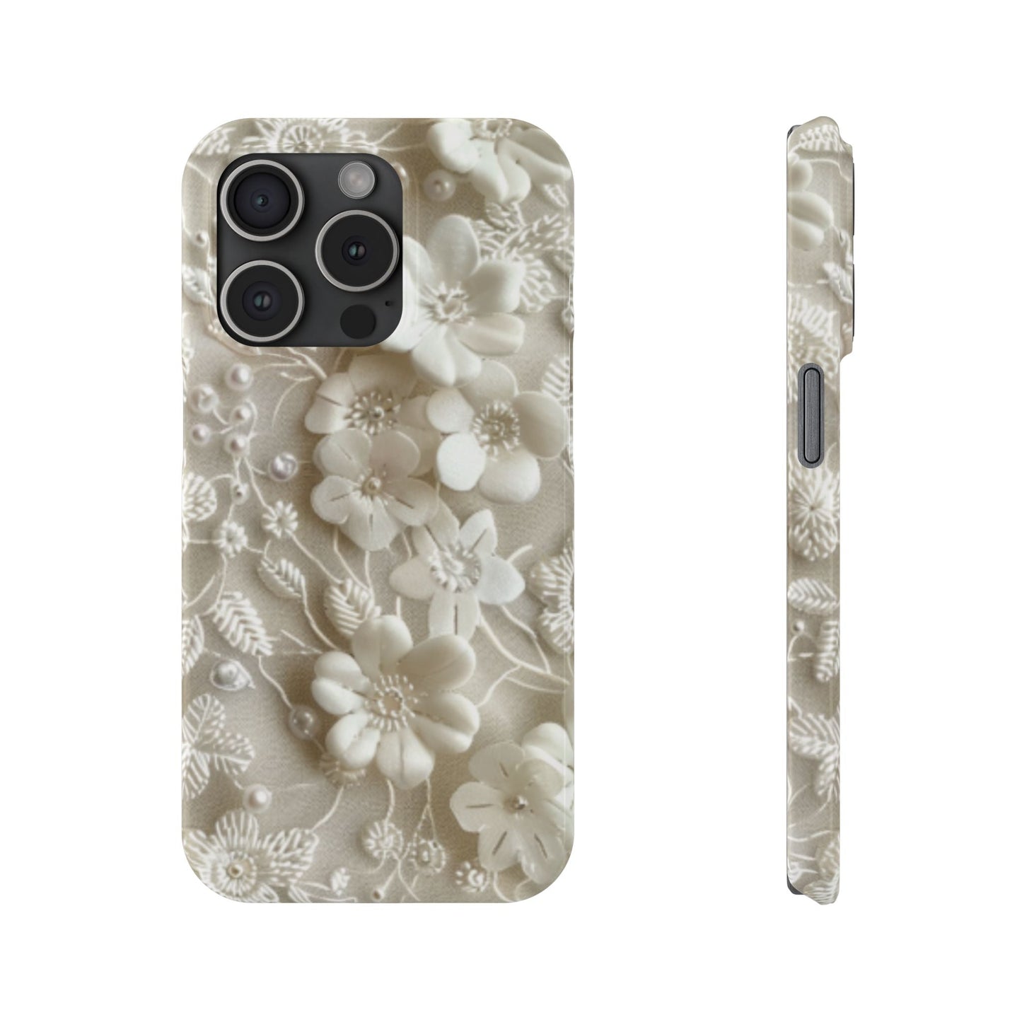 Floral Lace Slim iPhone Case - Ruppy's Creations