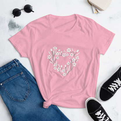 Flower of My Heart Women's short sleeve t-shirt - Ruppy's Creations