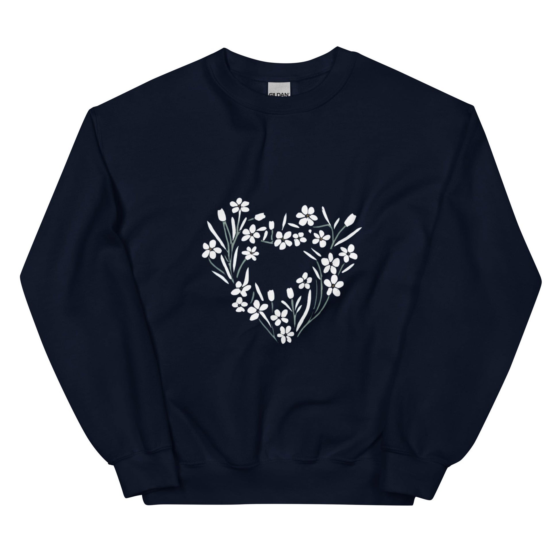 Flower of my Heart Women's Sweatshirt - Ruppy's Creations