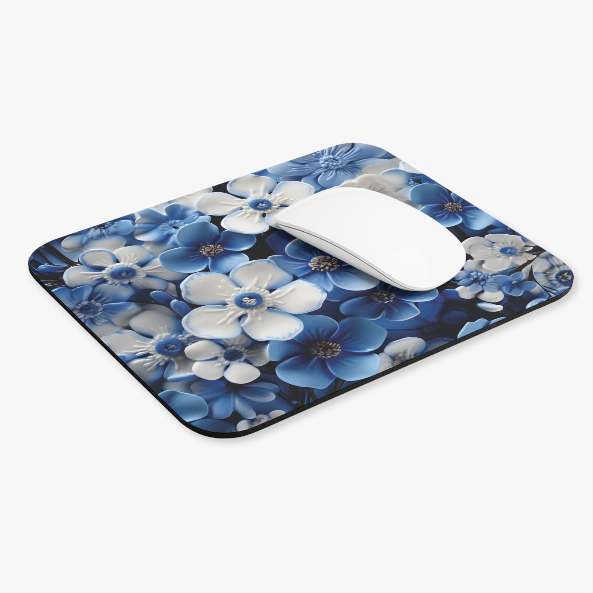 Forget - me - not Mouse Pad (Rectangle) - Ruppy's Creations