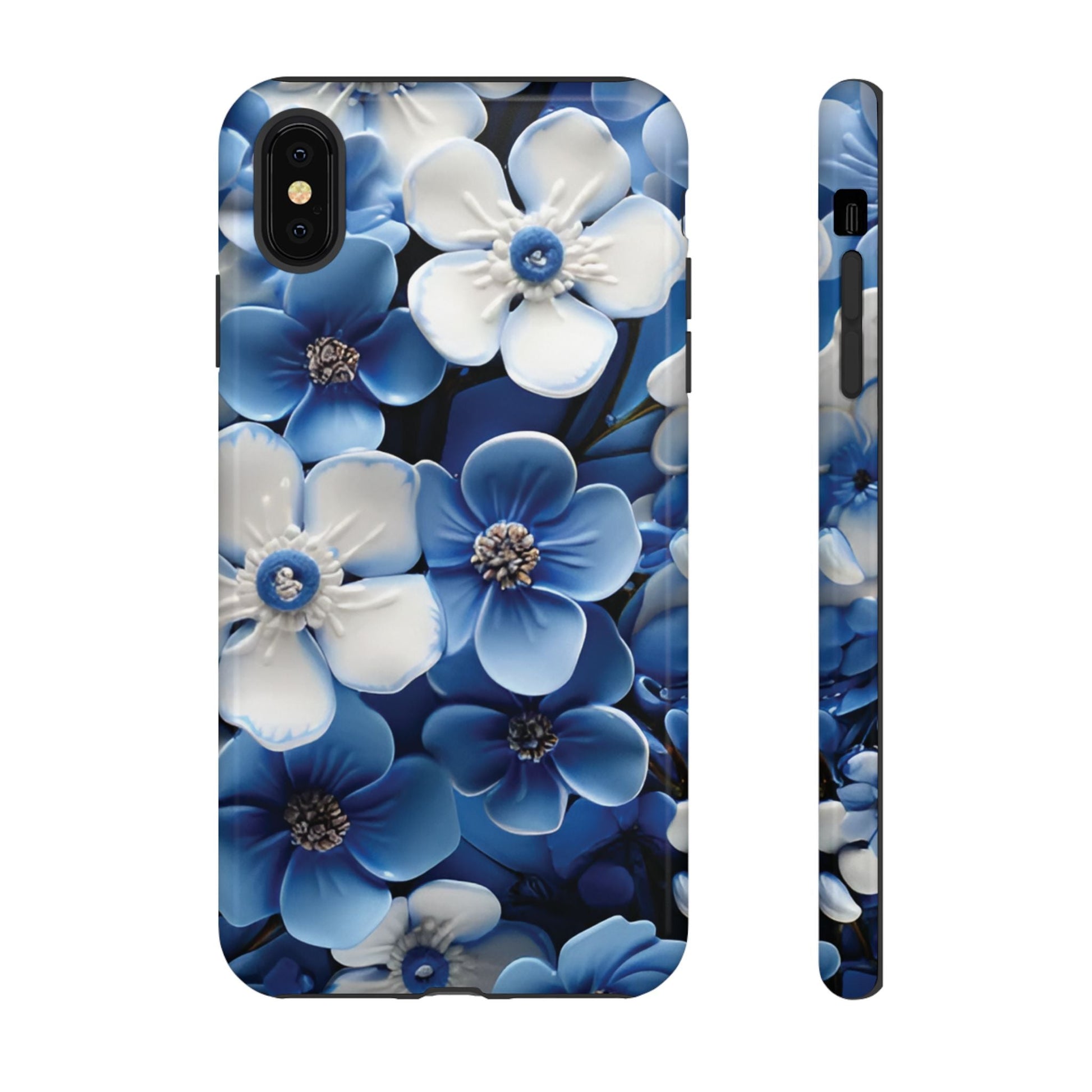 Forget - me - not Tough Cell Phone Case - Ruppy's Creations