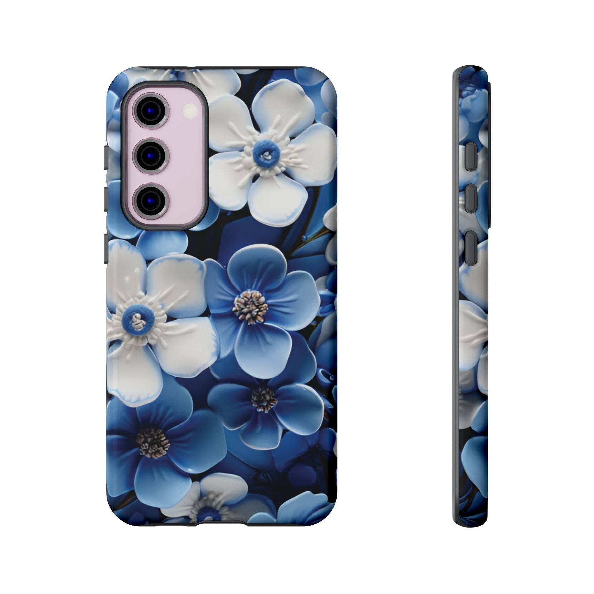 Forget - me - not Tough Cell Phone Case - Ruppy's Creations