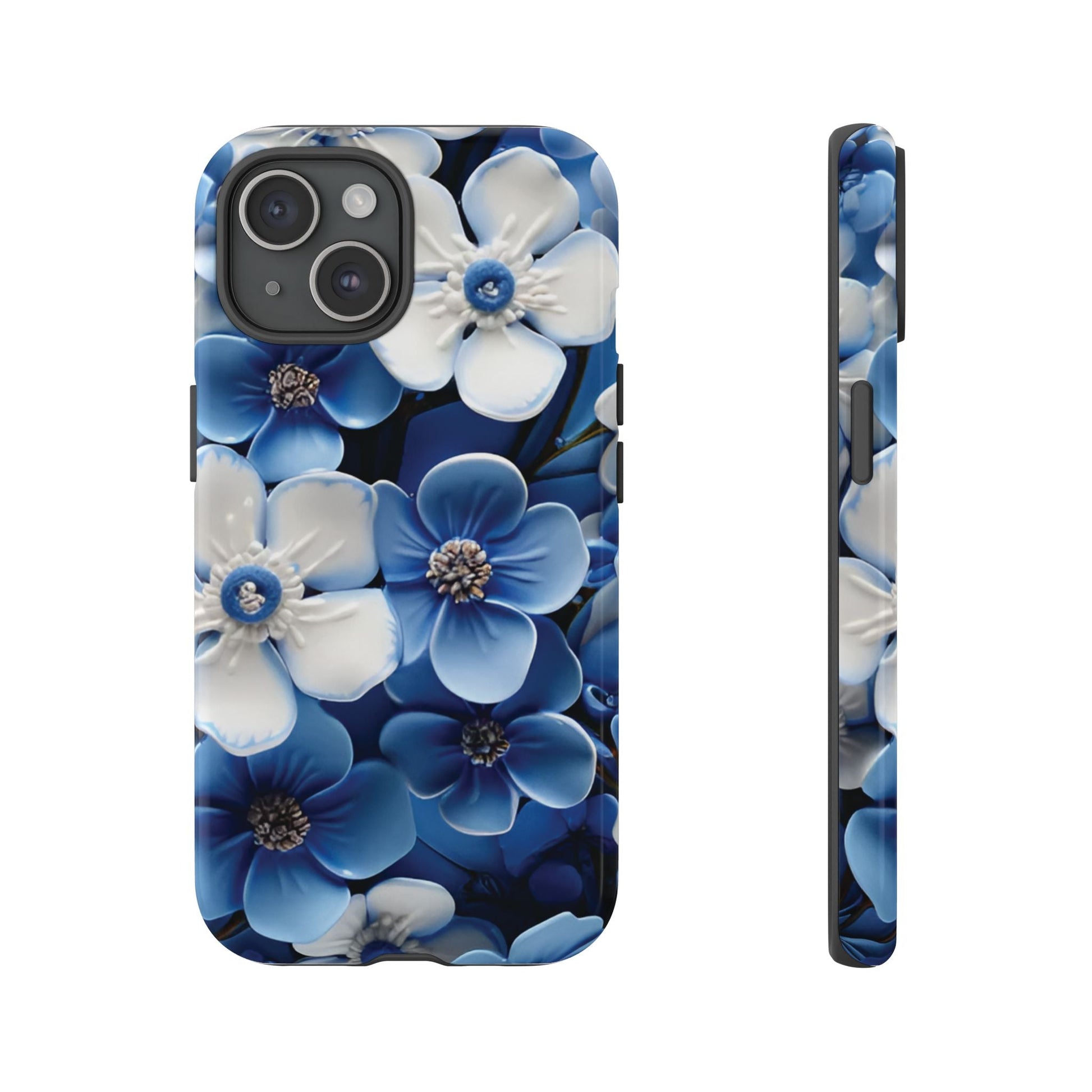 Forget - me - not Tough Cell Phone Case - Ruppy's Creations