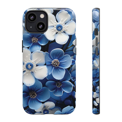 Forget - me - not Tough Cell Phone Case - Ruppy's Creations