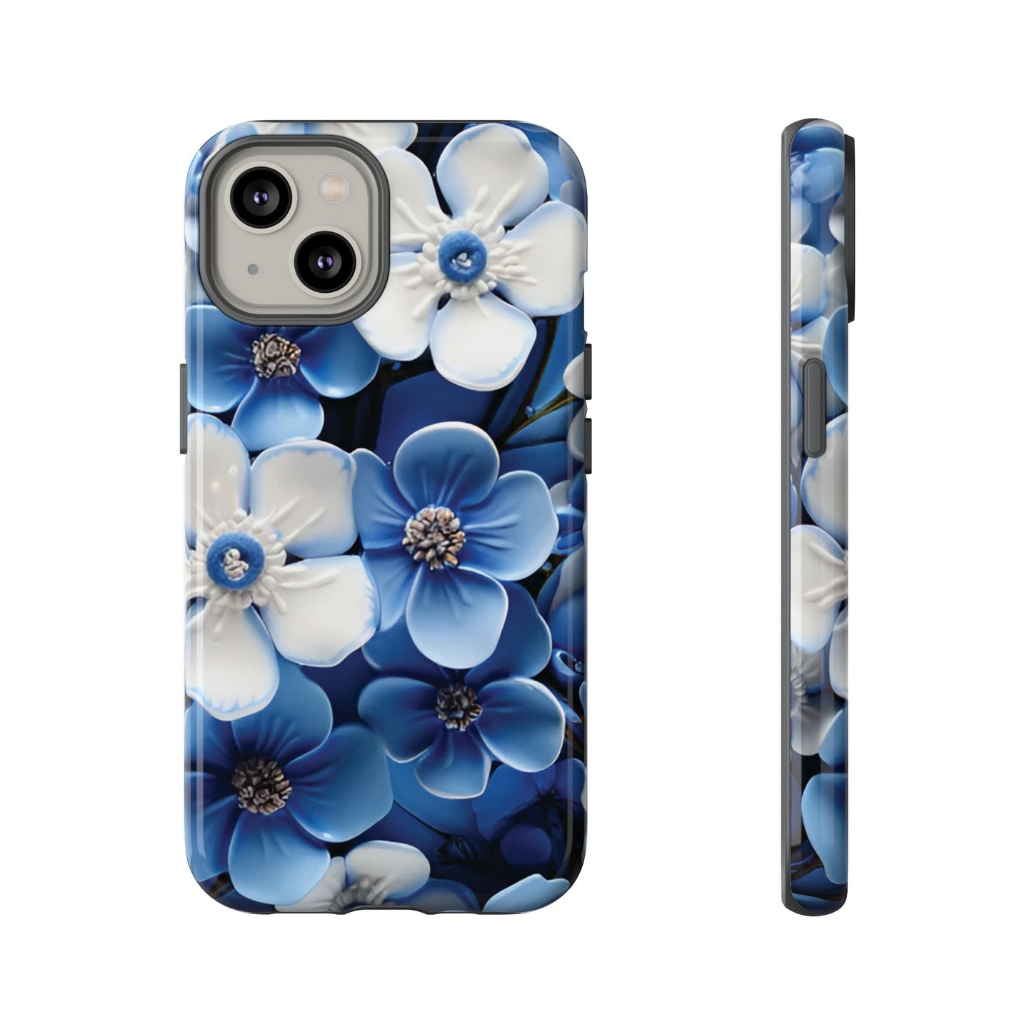 Forget - me - not Tough Cell Phone Case - Ruppy's Creations