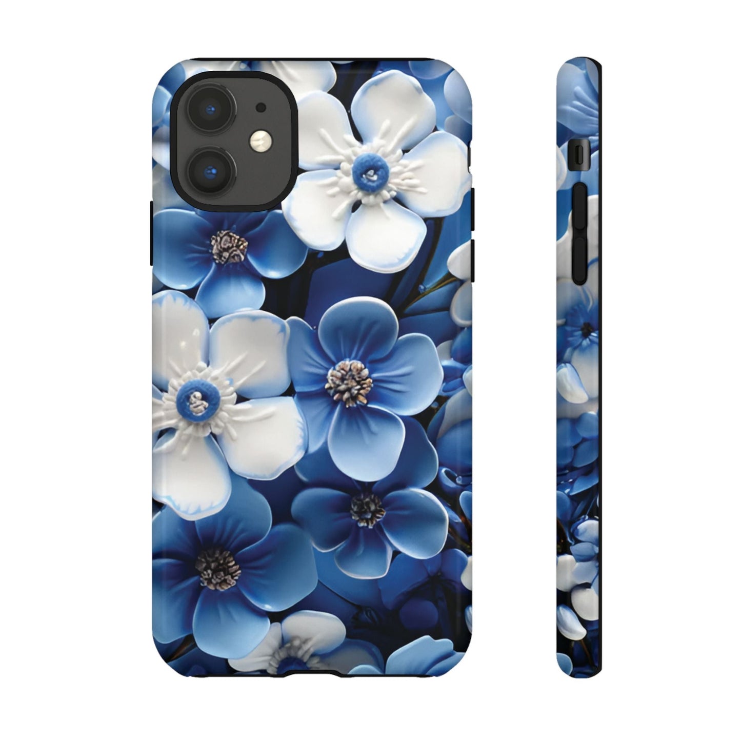 Forget - me - not Tough Cell Phone Case - Ruppy's Creations