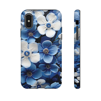 Forget - me - not Tough Cell Phone Case - Ruppy's Creations