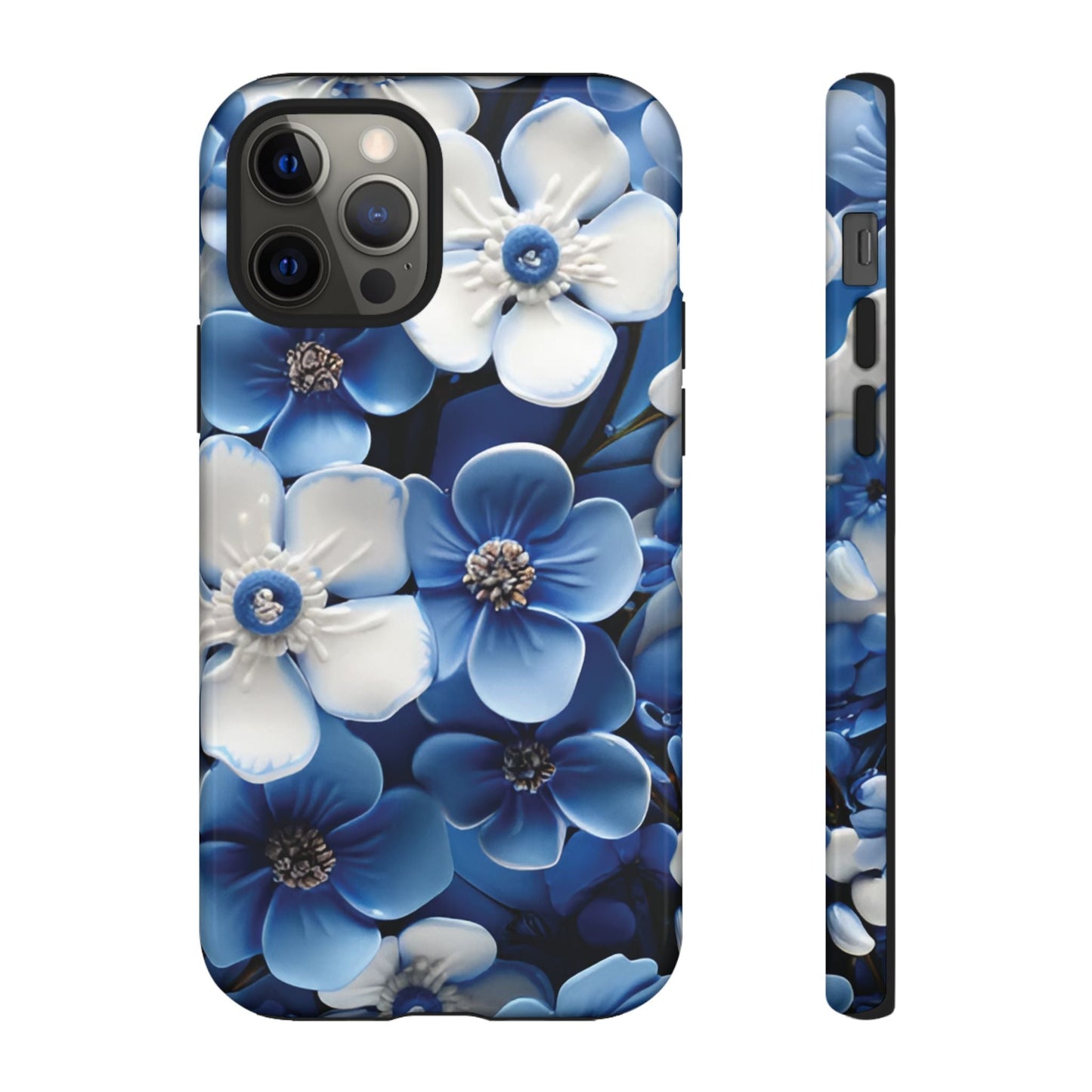 Forget - me - not Tough Cell Phone Case - Ruppy's Creations