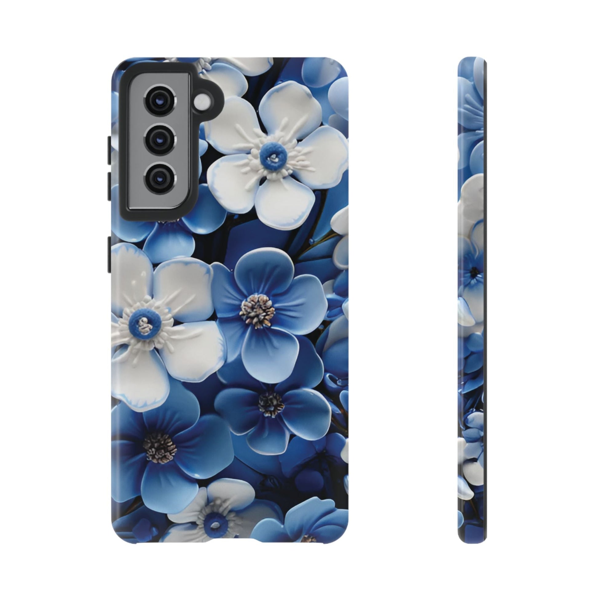 Forget - me - not Tough Cell Phone Case - Ruppy's Creations