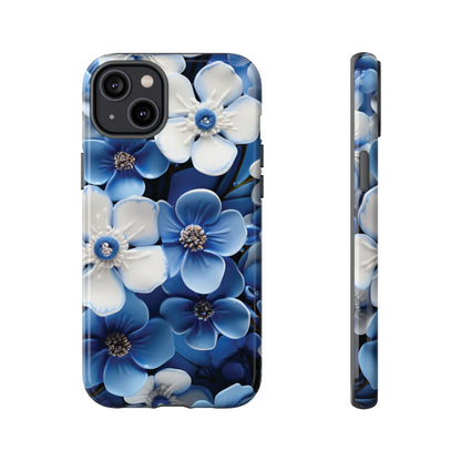 Forget - me - not Tough Cell Phone Case - Ruppy's Creations