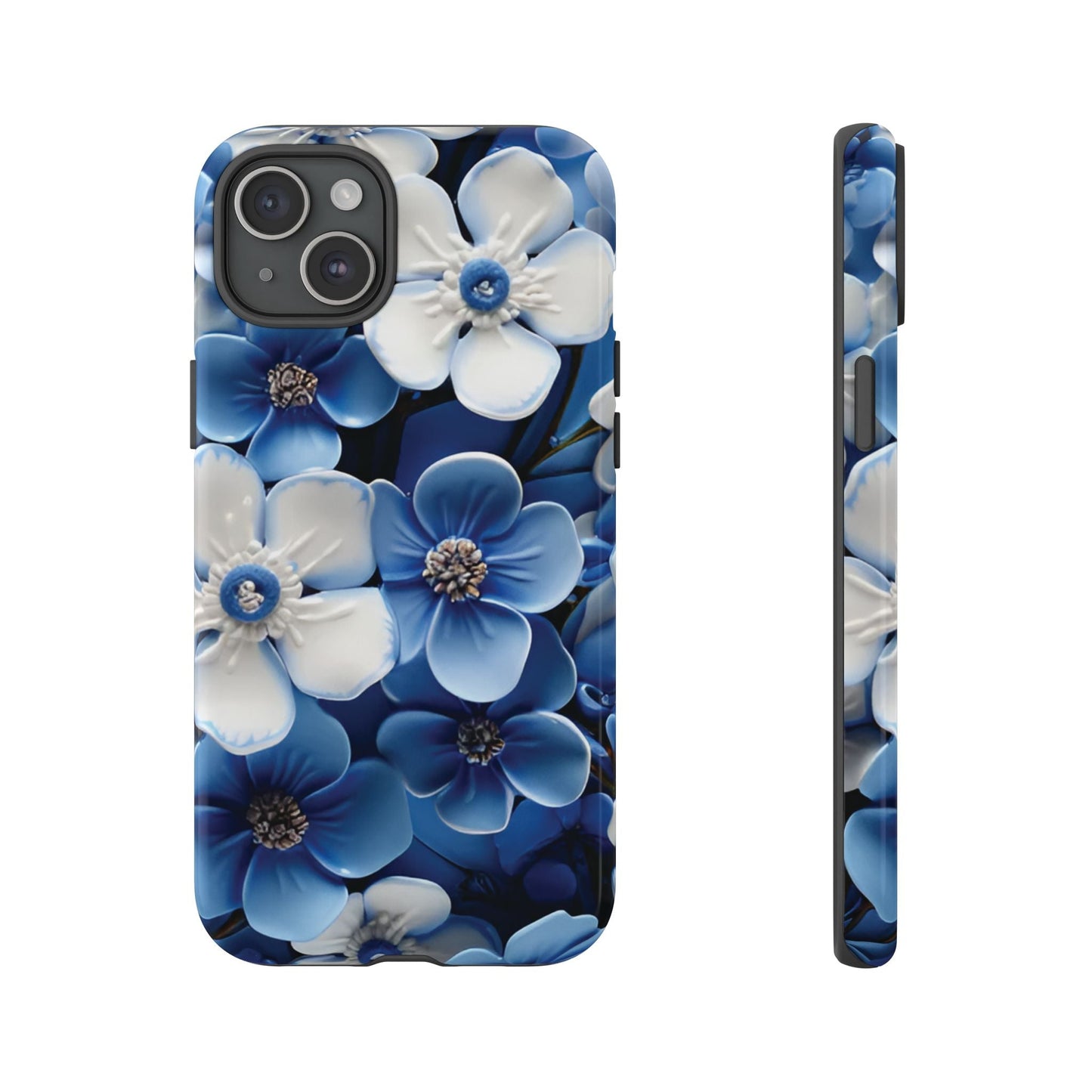 Forget - me - not Tough Cell Phone Case - Ruppy's Creations