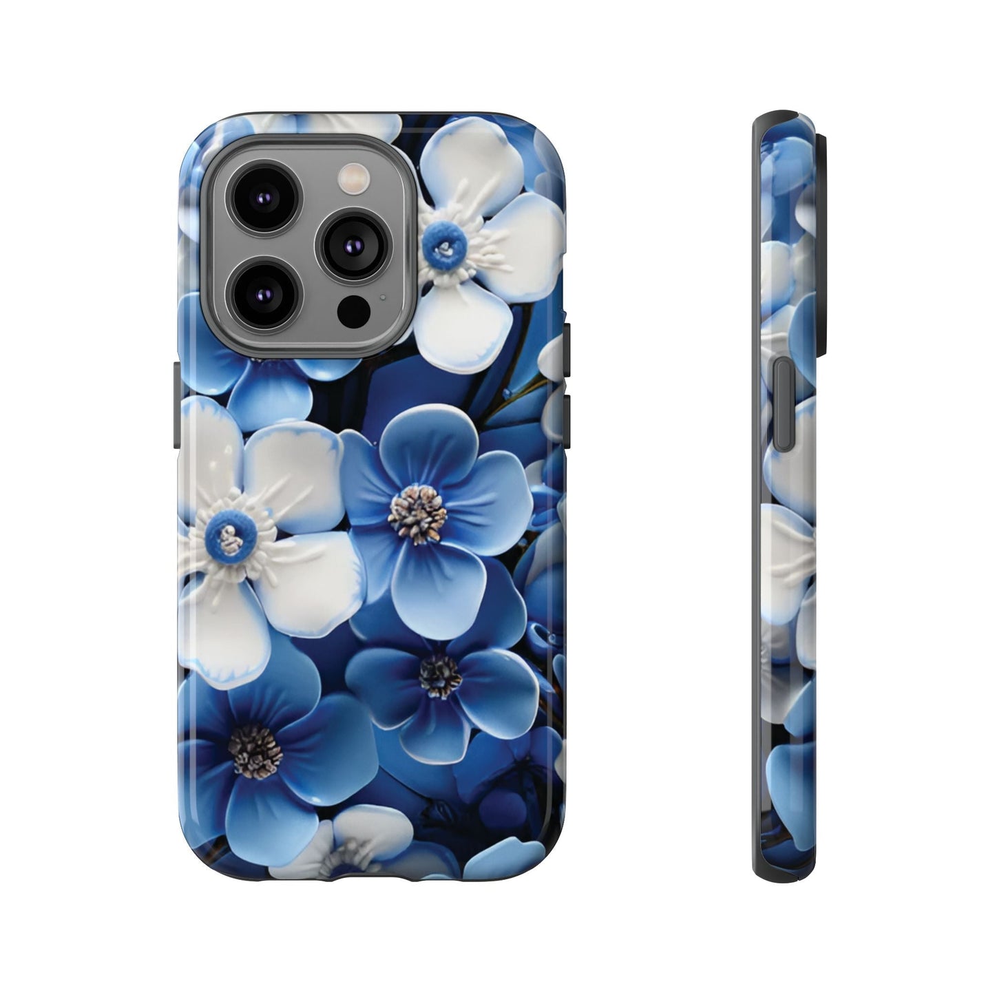 Forget - me - not Tough Cell Phone Case - Ruppy's Creations