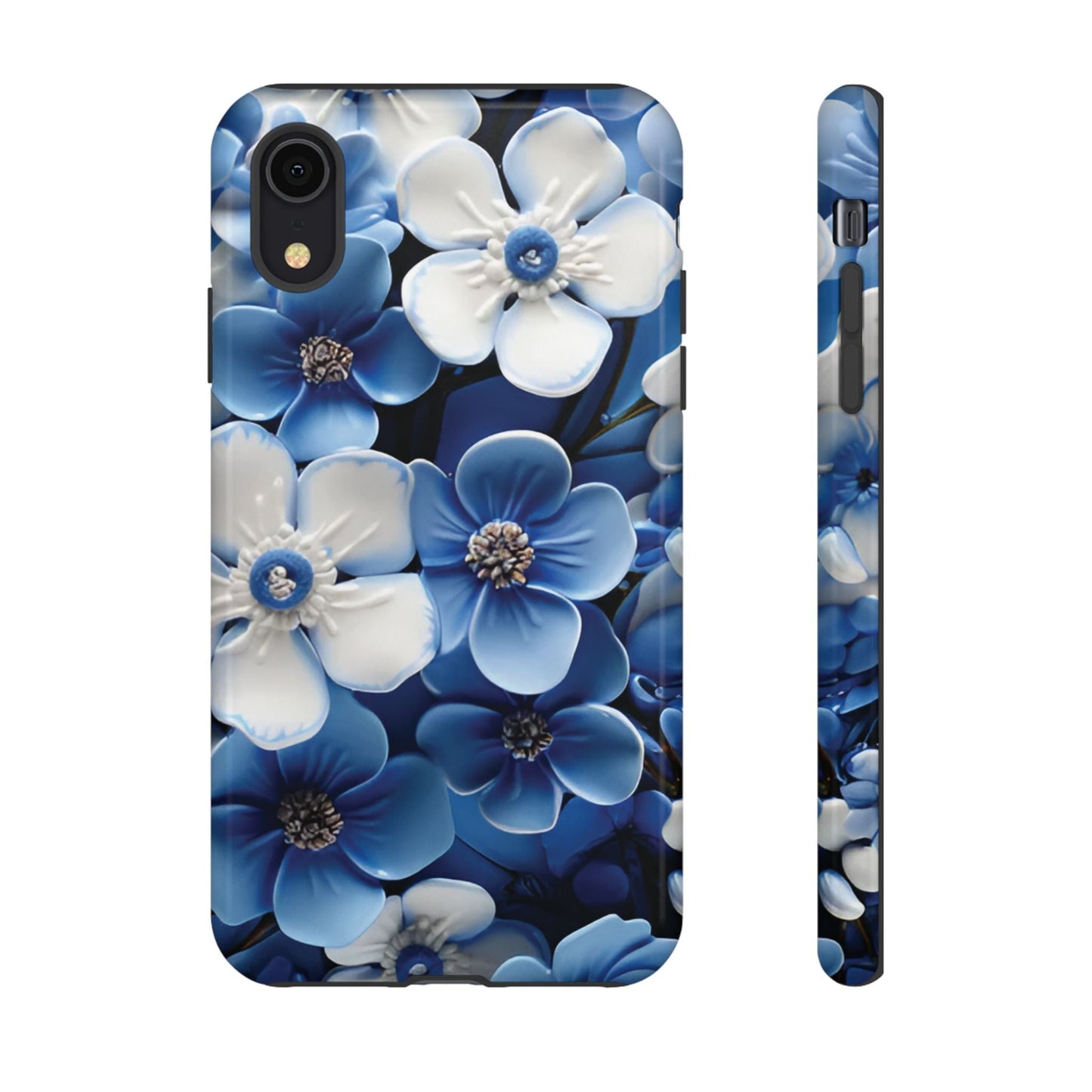 Forget - me - not Tough Cell Phone Case - Ruppy's Creations