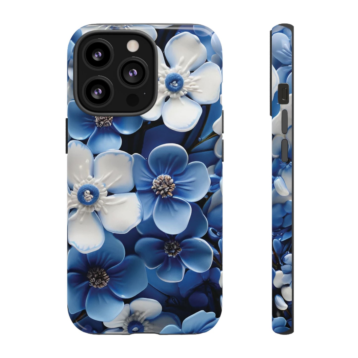 Forget - me - not Tough Cell Phone Case - Ruppy's Creations