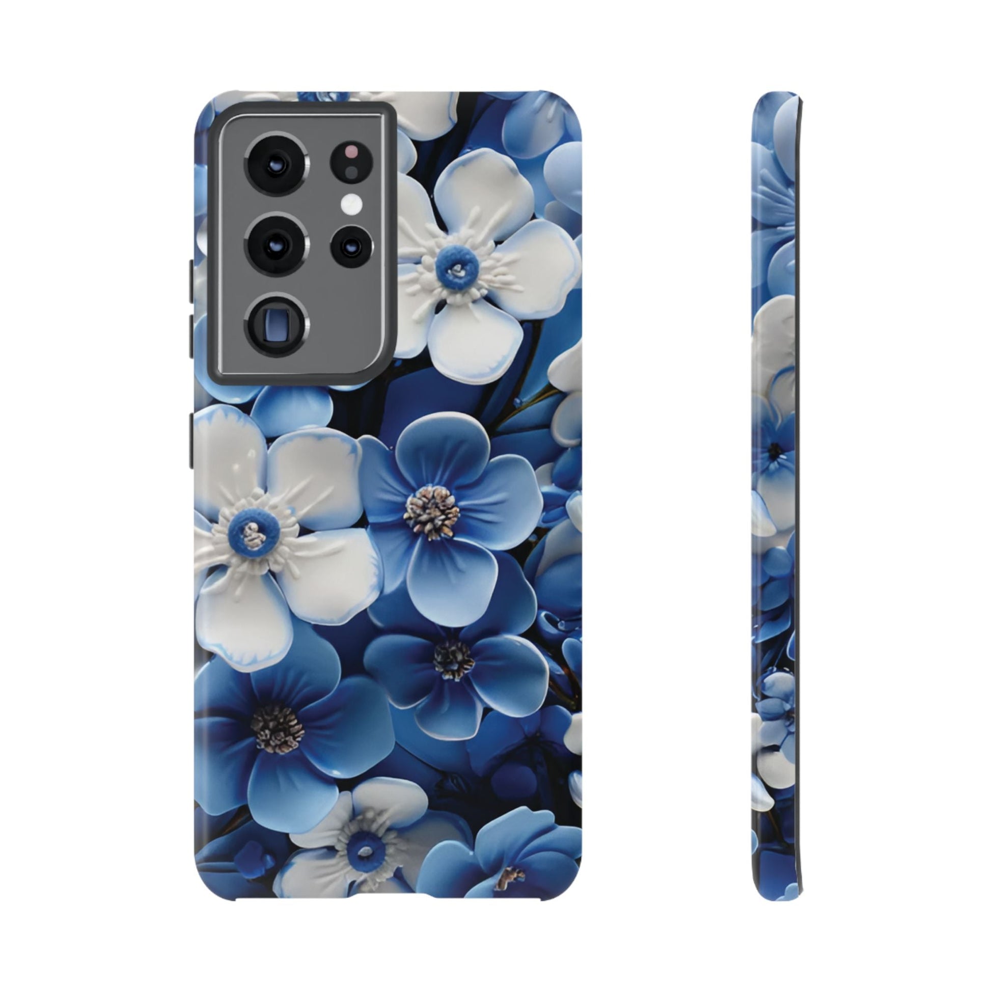 Forget - me - not Tough Cell Phone Case - Ruppy's Creations