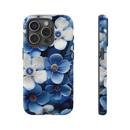 Forget - me - not Tough Cell Phone Case - Ruppy's Creations