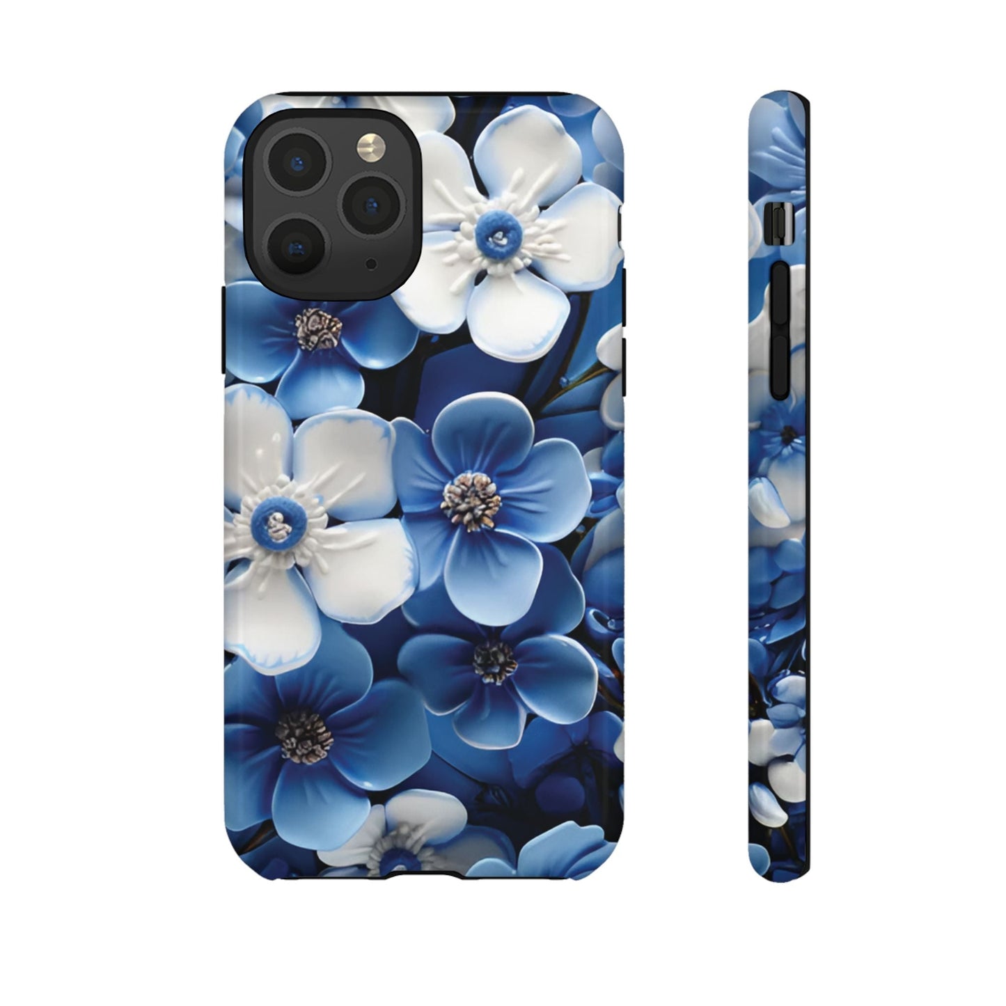 Forget - me - not Tough Cell Phone Case - Ruppy's Creations