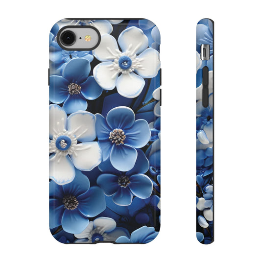 Forget - me - not Tough Cell Phone Case - Ruppy's Creations