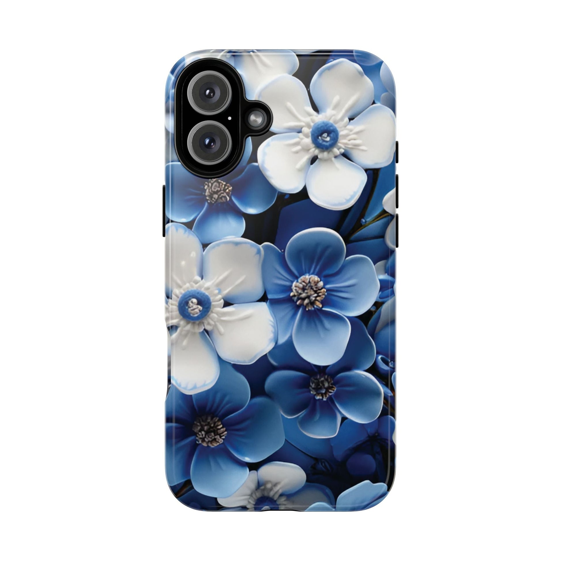 Forget - me - not Tough Cell Phone Case - Ruppy's Creations