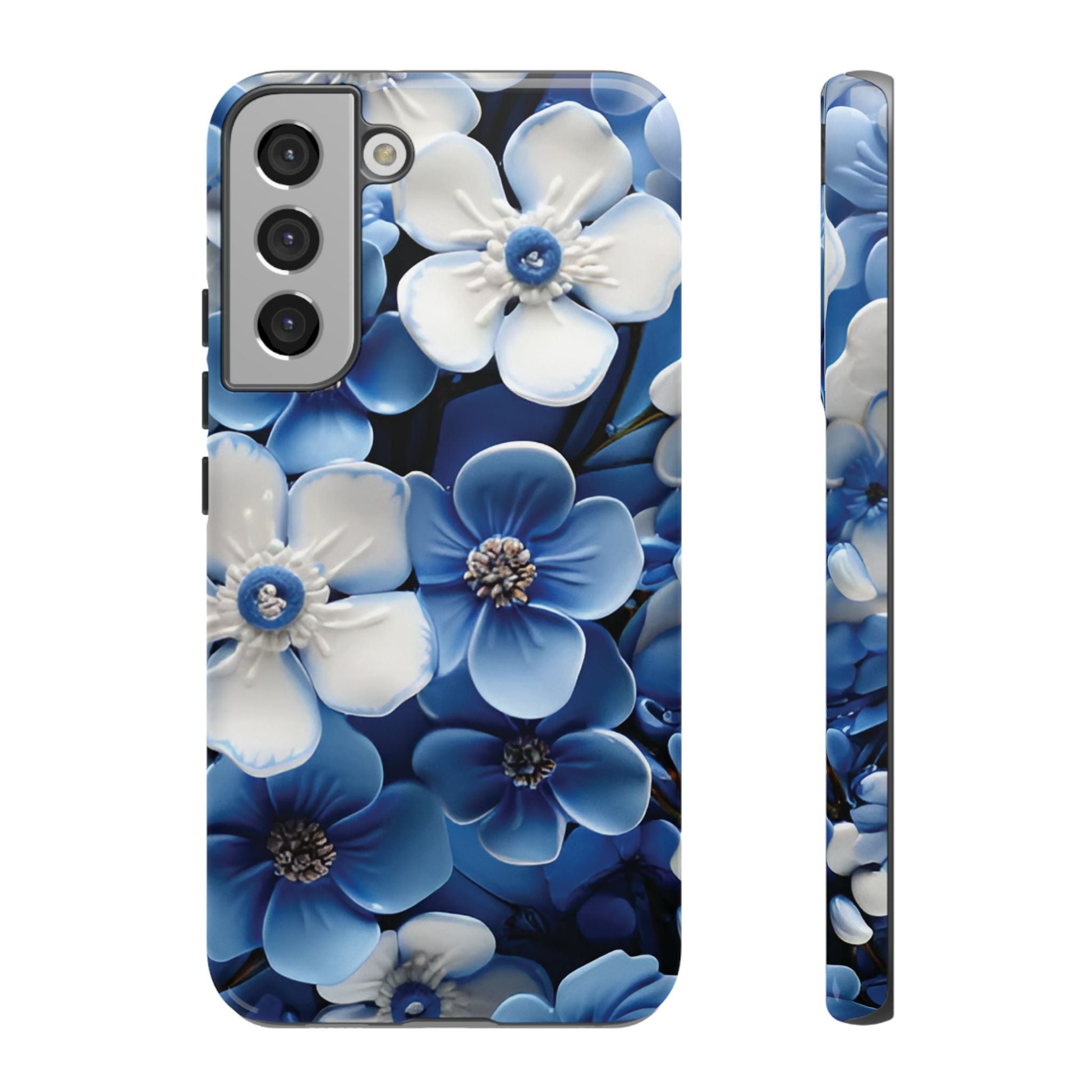 Forget - me - not Tough Cell Phone Case - Ruppy's Creations