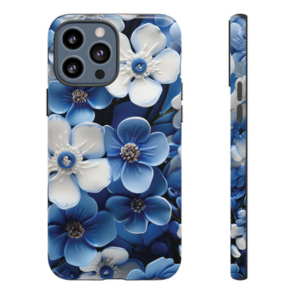 Forget - me - not Tough Cell Phone Case - Ruppy's Creations