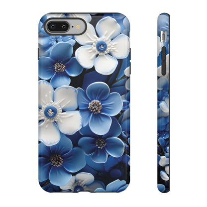 Forget - me - not Tough Cell Phone Case - Ruppy's Creations