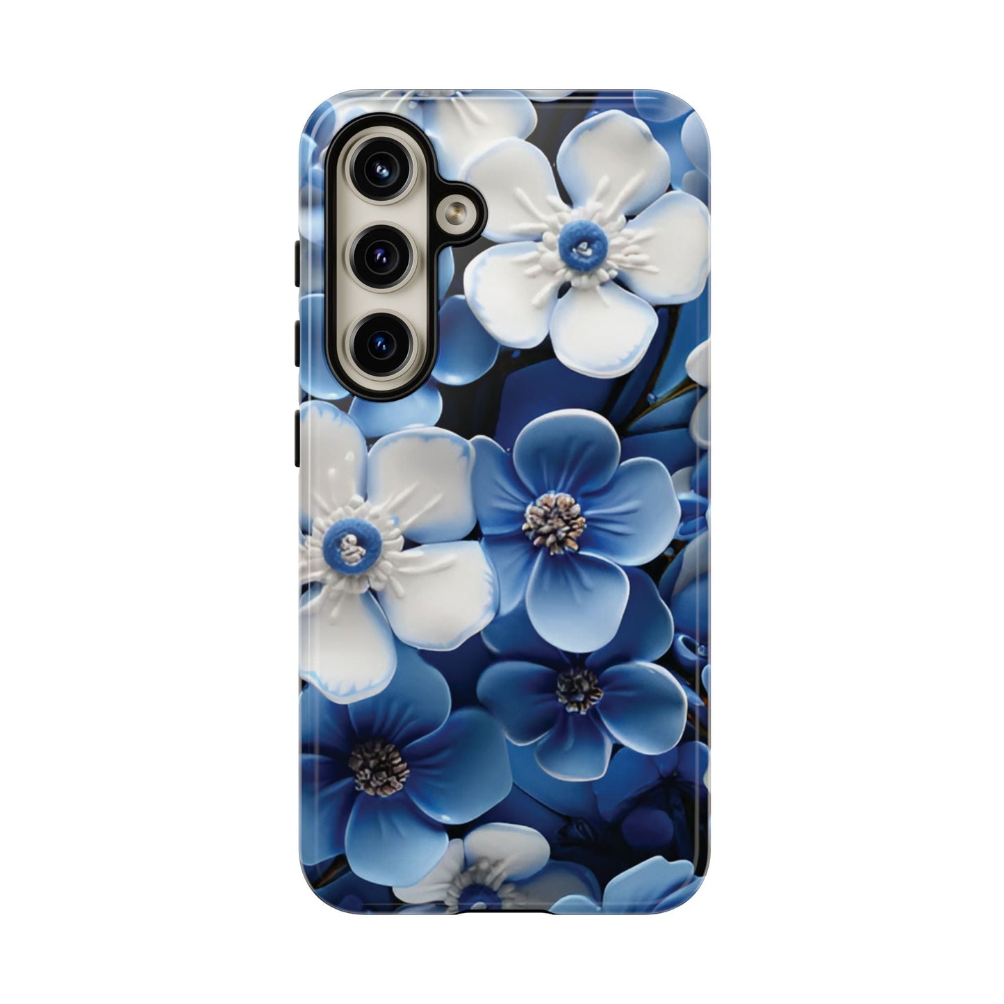 Forget - me - not Tough Cell Phone Case - Ruppy's Creations