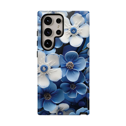 Forget - me - not Tough Cell Phone Case - Ruppy's Creations