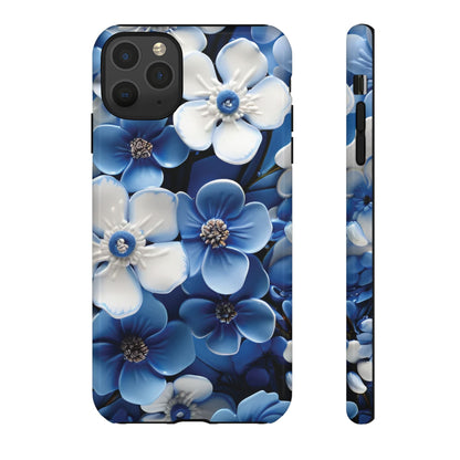 Forget - me - not Tough Cell Phone Case - Ruppy's Creations