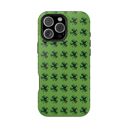 Four Leaf Clover St. Patrick's Day MagSafe Tough Case - Ruppy's Creations