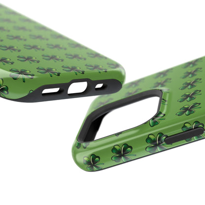 Four Leaf Clover St. Patrick's Day MagSafe Tough Case - Ruppy's Creations