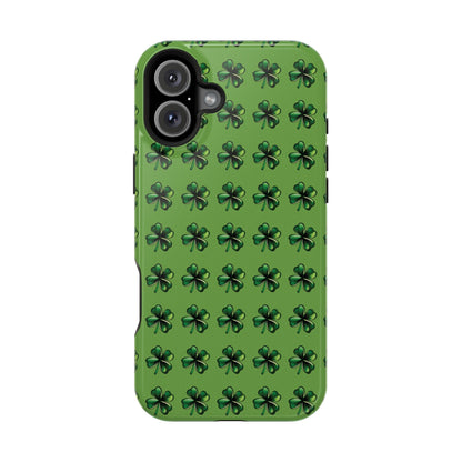 Four Leaf Clover St. Patrick's Day MagSafe Tough Case - Ruppy's Creations