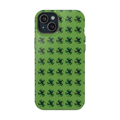 Four Leaf Clover St. Patrick's Day MagSafe Tough Case - Ruppy's Creations