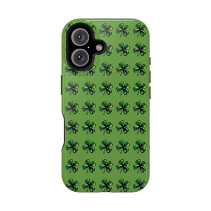 Four Leaf Clover St. Patrick's Day MagSafe Tough Case - Ruppy's Creations