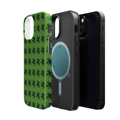 Four Leaf Clover St. Patrick's Day MagSafe Tough Case - Ruppy's Creations