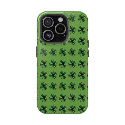 Four Leaf Clover St. Patrick's Day MagSafe Tough Case - Ruppy's Creations