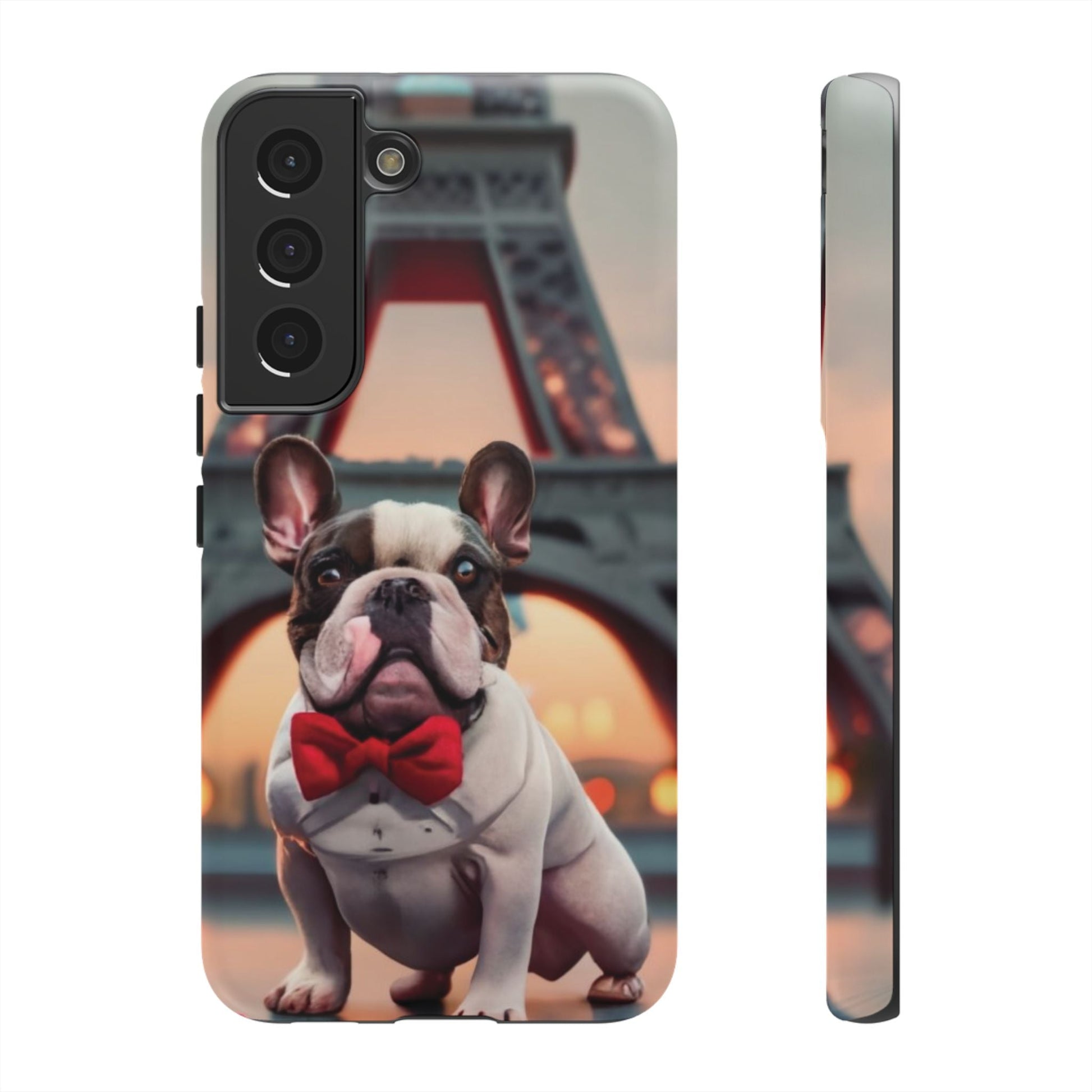 French Bull Dog in Paris Cell Phone Tough Case - Ruppy's Creations