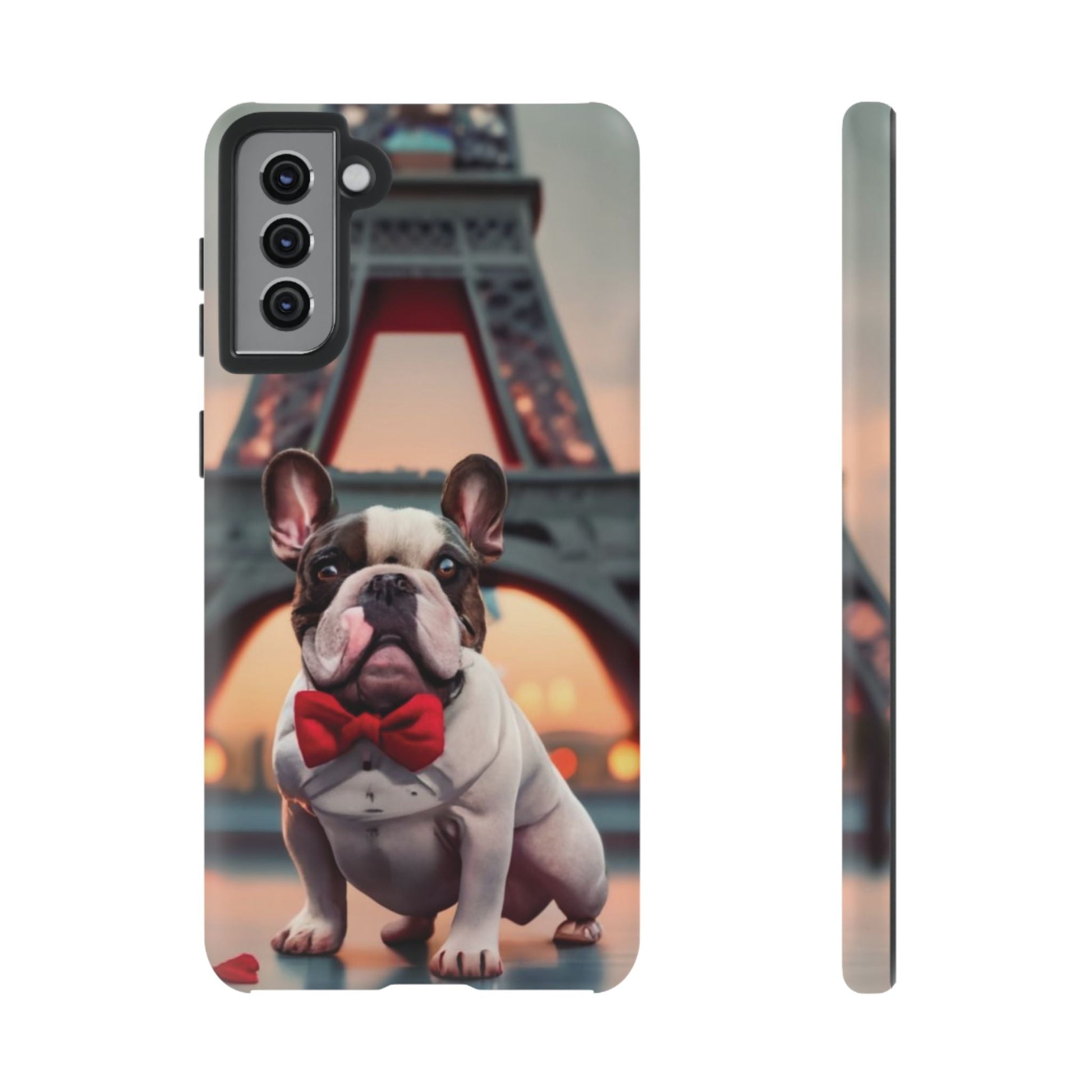 French Bull Dog in Paris Cell Phone Tough Case - Ruppy's Creations