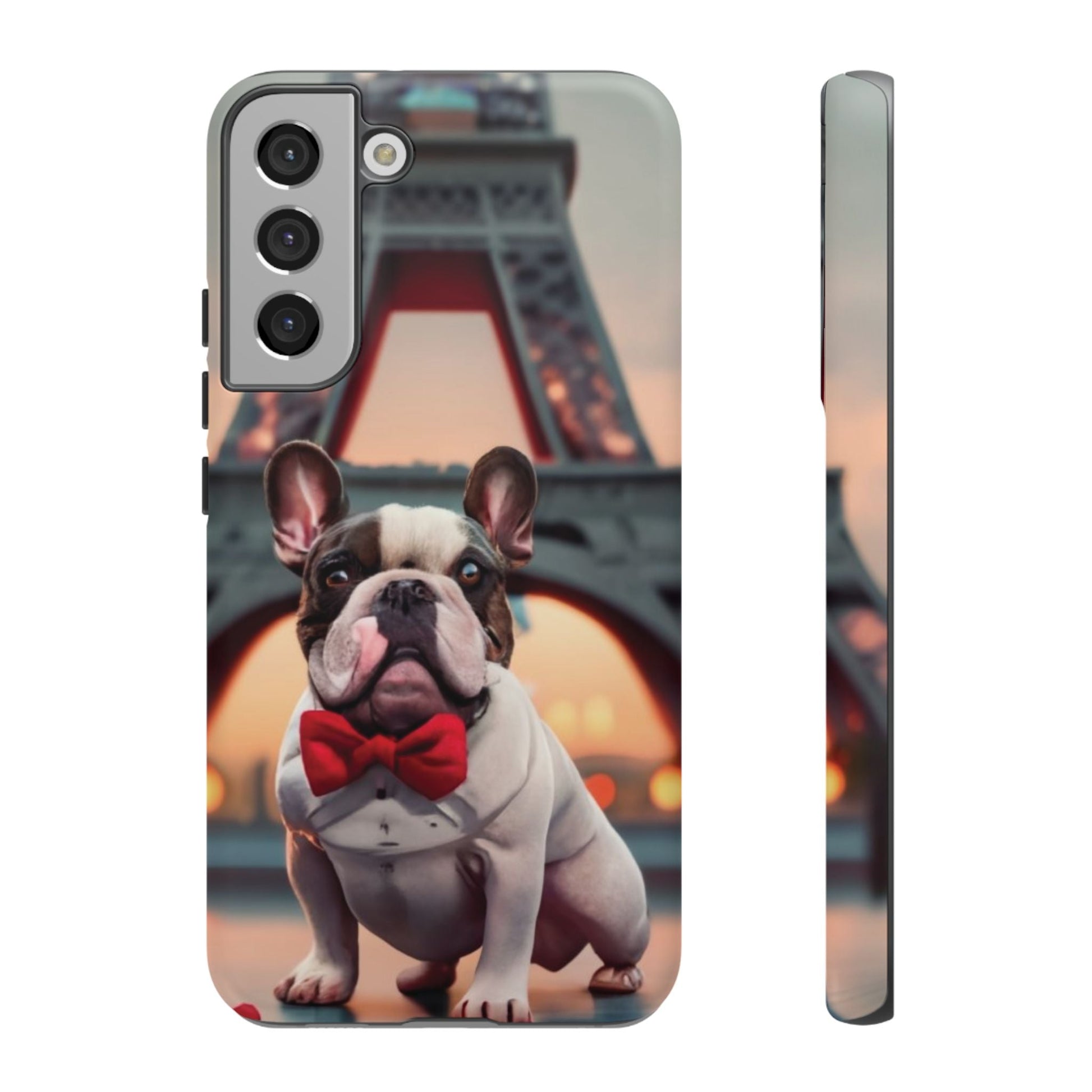 French Bull Dog in Paris Cell Phone Tough Case - Ruppy's Creations