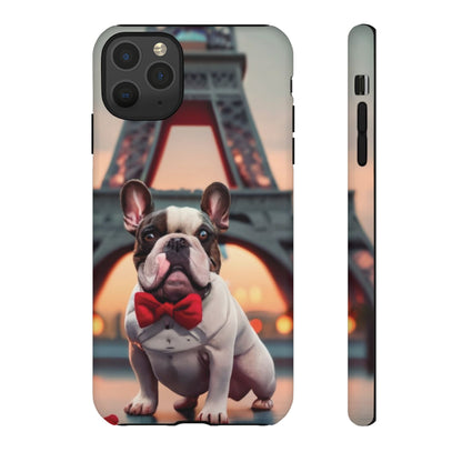 French Bull Dog in Paris Cell Phone Tough Case - Ruppy's Creations