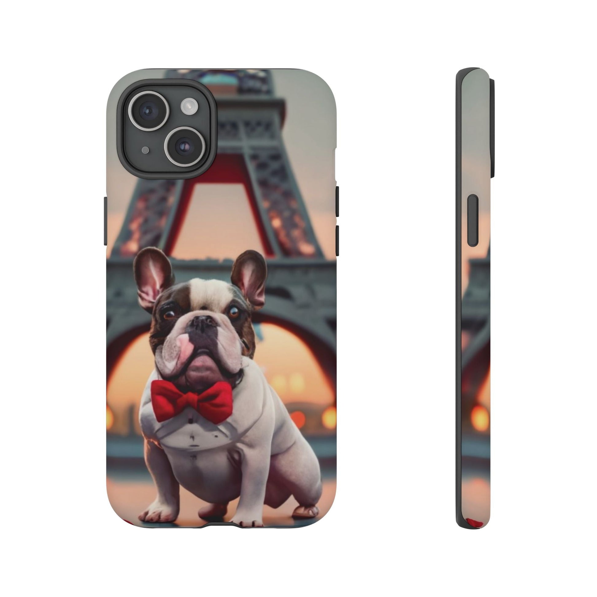 French Bull Dog in Paris Cell Phone Tough Case - Ruppy's Creations