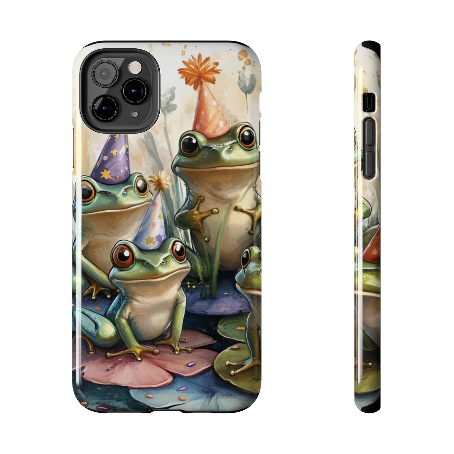 Frog Party Tough iPhone Case - Ruppy's Creations