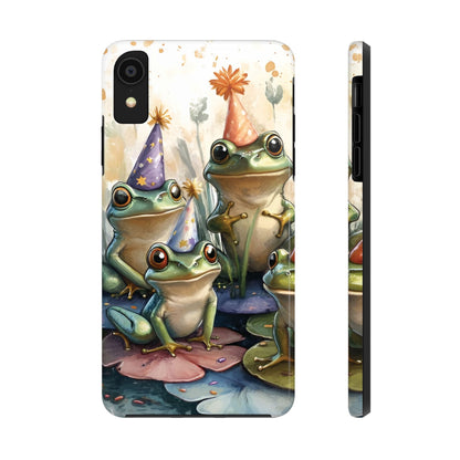 Frog Party Tough iPhone Case - Ruppy's Creations