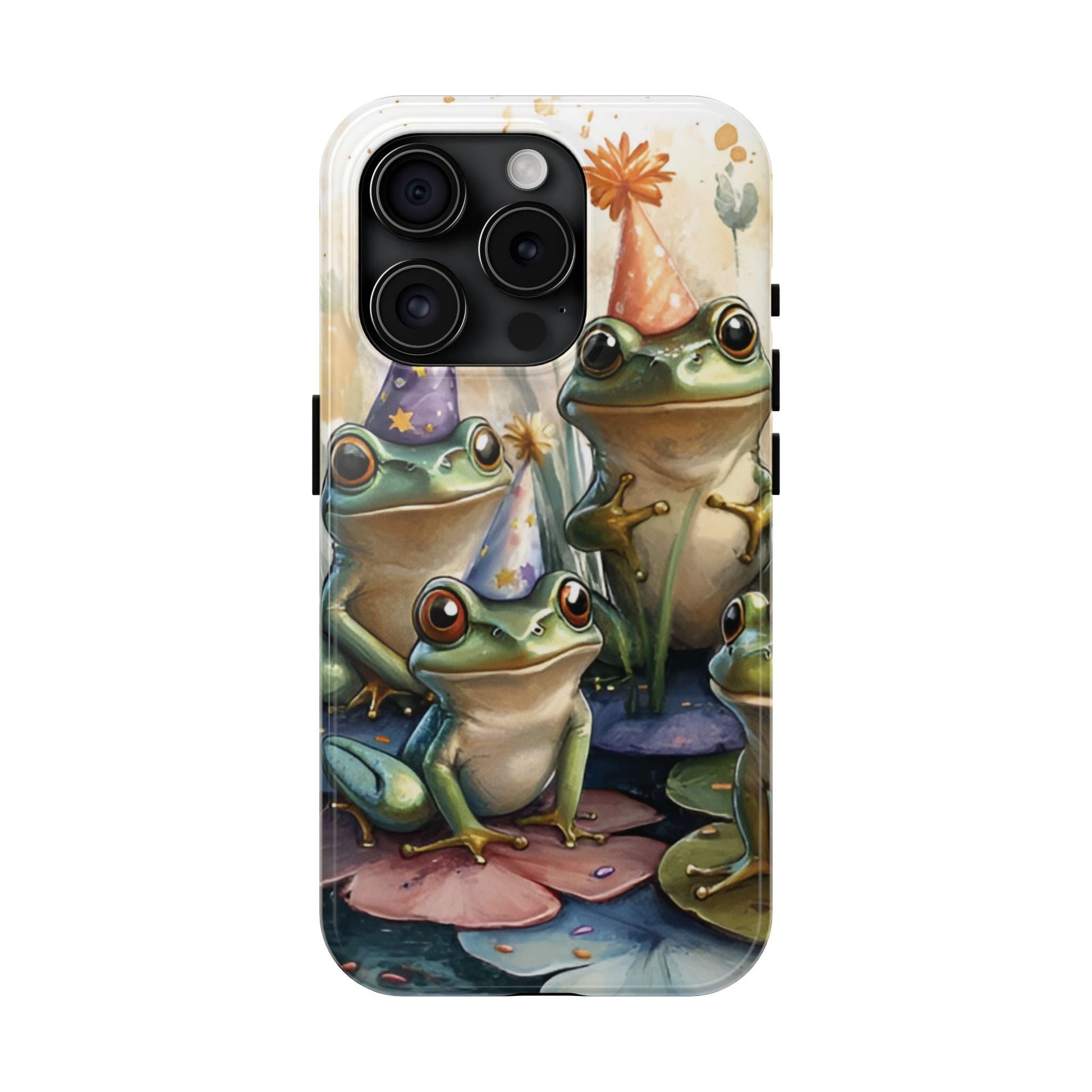 Frog Party Tough iPhone Case - Ruppy's Creations