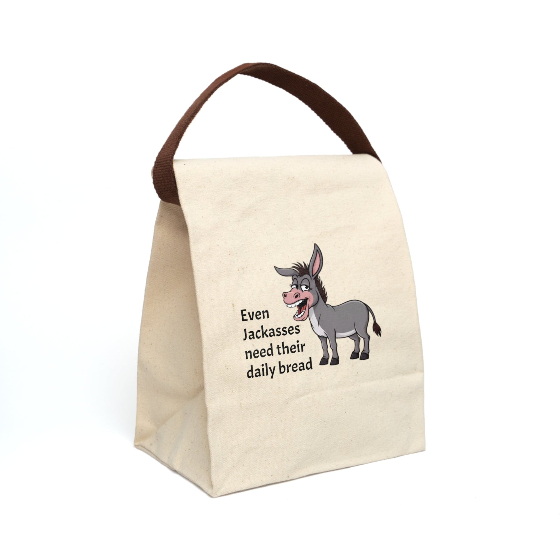 Funny Donkey Canvas Lunch Bag - Ruppy's Creations