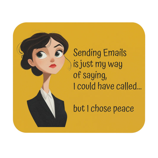 Funny Sending Emails Mouse Pad - Ruppy's Creations