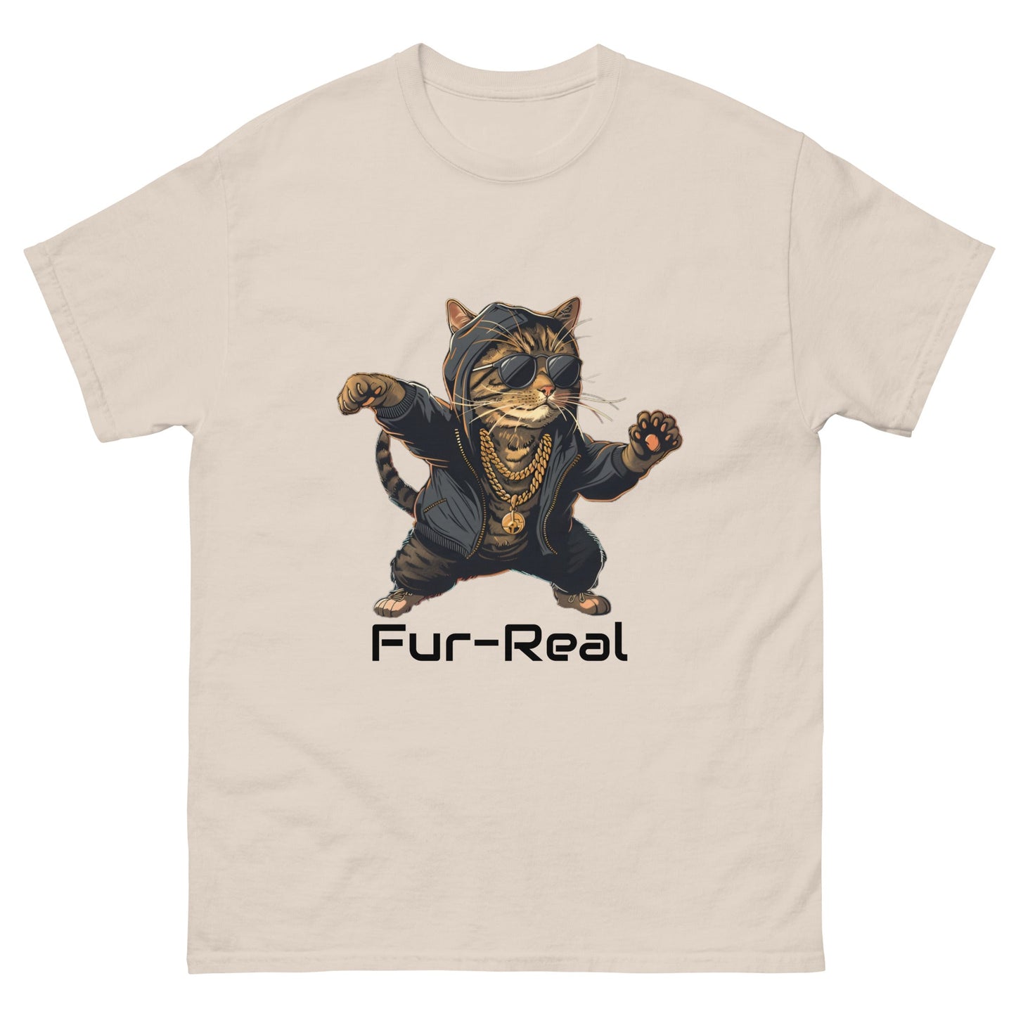 Fur-Real Rap Cat Men's Tee - Ruppy's Creations